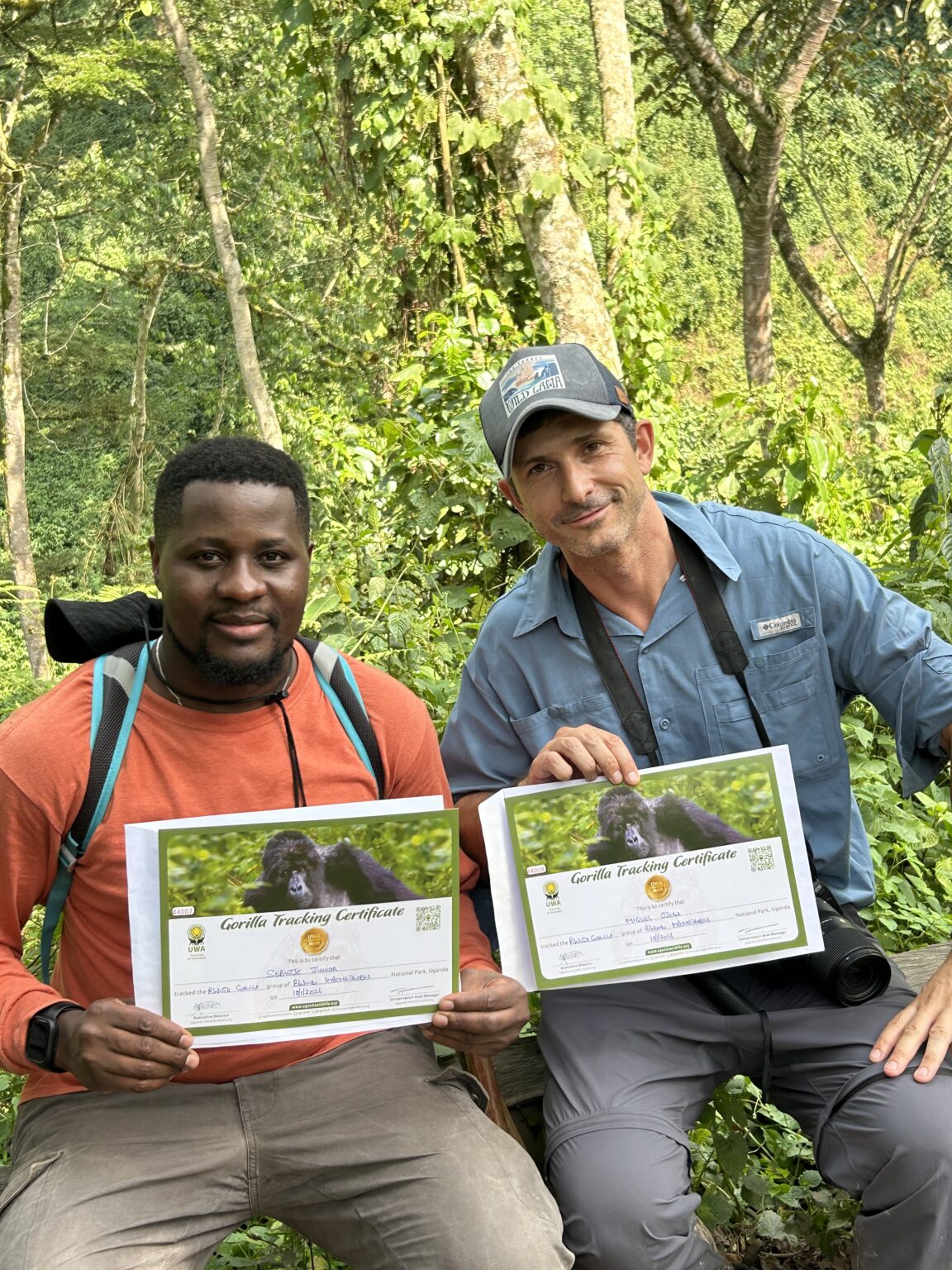 Certified in Gorilla Trekking